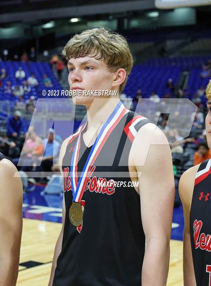 Thumbnail 1 in Lipan vs. New Home (UIL 2A Basketball State Semifinal Medal Ceremony) photogallery.