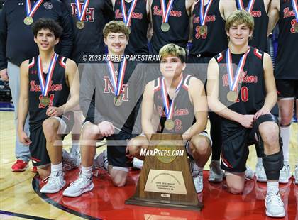 Thumbnail 1 in Lipan vs. New Home (UIL 2A Basketball State Semifinal Medal Ceremony) photogallery.