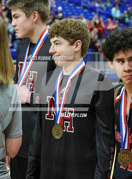 Thumbnail 1 in Lipan vs. New Home (UIL 2A Basketball State Semifinal Medal Ceremony) photogallery.