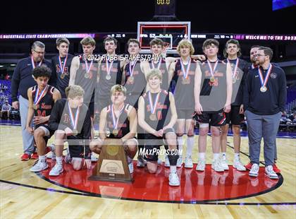 Thumbnail 1 in Lipan vs. New Home (UIL 2A Basketball State Semifinal Medal Ceremony) photogallery.