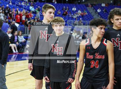 Thumbnail 1 in Lipan vs. New Home (UIL 2A Basketball State Semifinal Medal Ceremony) photogallery.