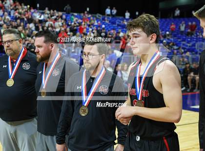 Thumbnail 1 in Lipan vs. New Home (UIL 2A Basketball State Semifinal Medal Ceremony) photogallery.