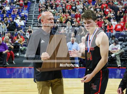 Thumbnail 1 in Lipan vs. New Home (UIL 2A Basketball State Semifinal Medal Ceremony) photogallery.