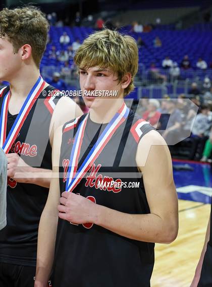 Thumbnail 1 in Lipan vs. New Home (UIL 2A Basketball State Semifinal Medal Ceremony) photogallery.