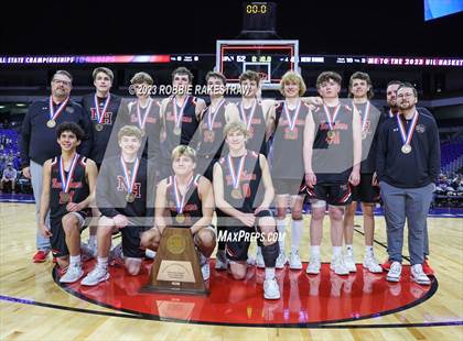Thumbnail 2 in Lipan vs. New Home (UIL 2A Basketball State Semifinal Medal Ceremony) photogallery.