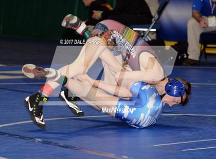 Thumbnail 3 in NYSPHSAA Wrestling Championships (Div.2 - 106 lb. Champ) photogallery.