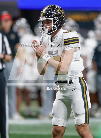 Thumbnail 1 in Buford vs. Carrollton (GHSA  6A Championship) photogallery.