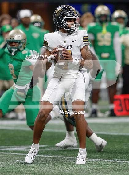 Thumbnail 1 in Buford vs. Carrollton (GHSA  6A Championship) photogallery.