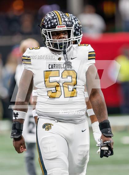 Thumbnail 1 in Buford vs. Carrollton (GHSA  6A Championship) photogallery.