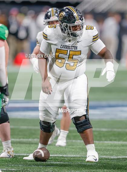 Thumbnail 2 in Buford vs. Carrollton (GHSA  6A Championship) photogallery.