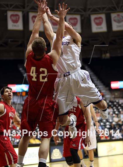 Thumbnail 1 in Maize vs. Blue Valley Northwest (KSHSAA 6A Quarterfinal) photogallery.