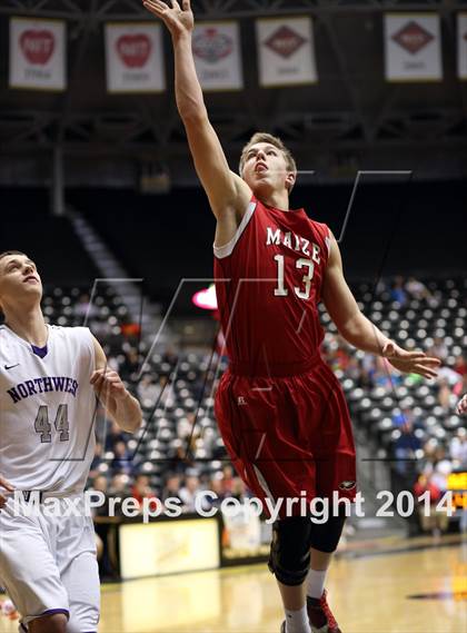 Thumbnail 1 in Maize vs. Blue Valley Northwest (KSHSAA 6A Quarterfinal) photogallery.