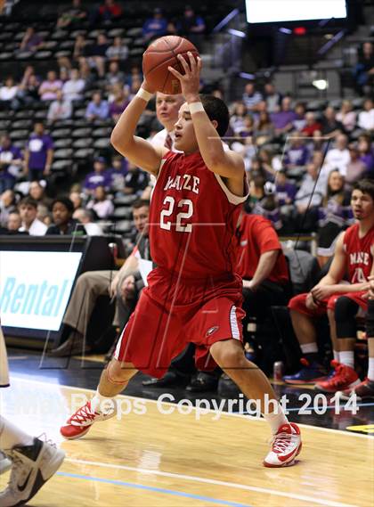 Thumbnail 3 in Maize vs. Blue Valley Northwest (KSHSAA 6A Quarterfinal) photogallery.