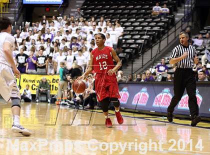 Thumbnail 2 in Maize vs. Blue Valley Northwest (KSHSAA 6A Quarterfinal) photogallery.