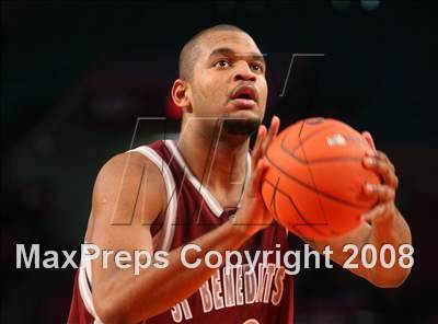 Thumbnail 1 in Rice vs. St. Benedict's Prep (Nike Super 6 @ the Garden) photogallery.