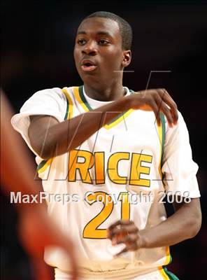 Thumbnail 1 in Rice vs. St. Benedict's Prep (Nike Super 6 @ the Garden) photogallery.