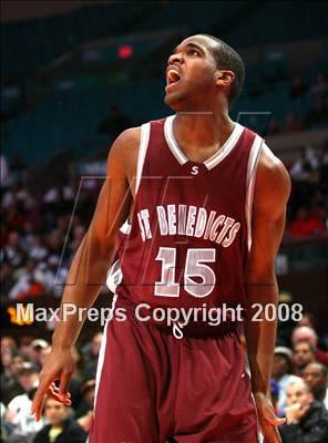 Thumbnail 1 in Rice vs. St. Benedict's Prep (Nike Super 6 @ the Garden) photogallery.