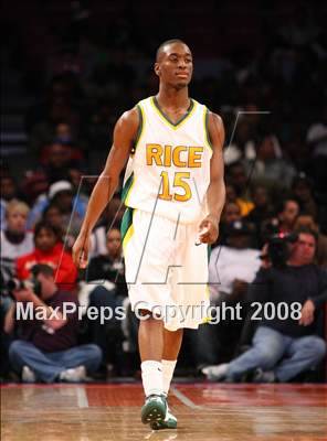 Thumbnail 3 in Rice vs. St. Benedict's Prep (Nike Super 6 @ the Garden) photogallery.