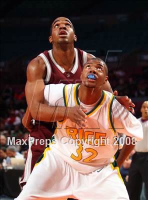 Thumbnail 3 in Rice vs. St. Benedict's Prep (Nike Super 6 @ the Garden) photogallery.