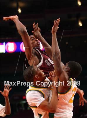 Thumbnail 2 in Rice vs. St. Benedict's Prep (Nike Super 6 @ the Garden) photogallery.