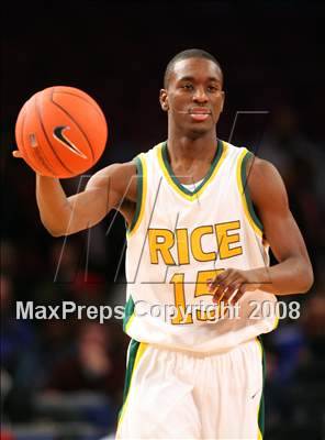 Thumbnail 3 in Rice vs. St. Benedict's Prep (Nike Super 6 @ the Garden) photogallery.