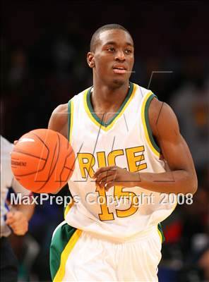 Thumbnail 1 in Rice vs. St. Benedict's Prep (Nike Super 6 @ the Garden) photogallery.