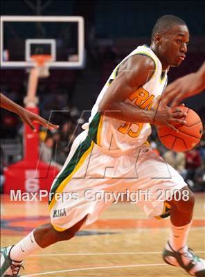 Thumbnail 2 in Rice vs. St. Benedict's Prep (Nike Super 6 @ the Garden) photogallery.