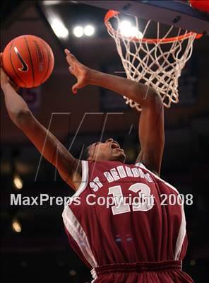 Thumbnail 1 in Rice vs. St. Benedict's Prep (Nike Super 6 @ the Garden) photogallery.