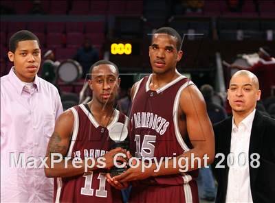 Thumbnail 1 in Rice vs. St. Benedict's Prep (Nike Super 6 @ the Garden) photogallery.