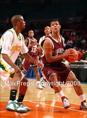 Thumbnail 1 in Rice vs. St. Benedict's Prep (Nike Super 6 @ the Garden) photogallery.
