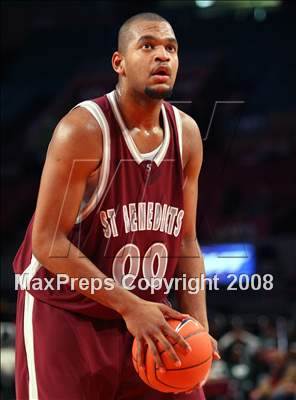 Thumbnail 1 in Rice vs. St. Benedict's Prep (Nike Super 6 @ the Garden) photogallery.