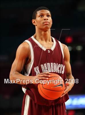 Thumbnail 1 in Rice vs. St. Benedict's Prep (Nike Super 6 @ the Garden) photogallery.