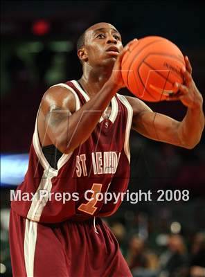 Thumbnail 1 in Rice vs. St. Benedict's Prep (Nike Super 6 @ the Garden) photogallery.
