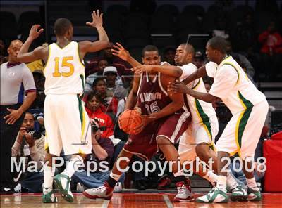 Thumbnail 3 in Rice vs. St. Benedict's Prep (Nike Super 6 @ the Garden) photogallery.