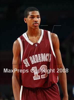 Thumbnail 1 in Rice vs. St. Benedict's Prep (Nike Super 6 @ the Garden) photogallery.