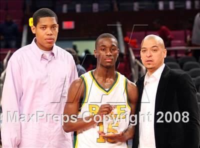Thumbnail 2 in Rice vs. St. Benedict's Prep (Nike Super 6 @ the Garden) photogallery.