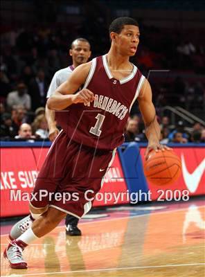 Thumbnail 3 in Rice vs. St. Benedict's Prep (Nike Super 6 @ the Garden) photogallery.