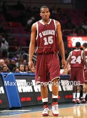 Thumbnail 3 in Rice vs. St. Benedict's Prep (Nike Super 6 @ the Garden) photogallery.
