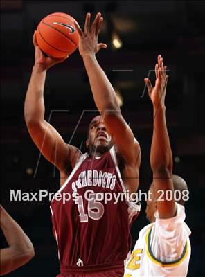 Thumbnail 1 in Rice vs. St. Benedict's Prep (Nike Super 6 @ the Garden) photogallery.