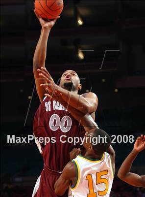 Thumbnail 3 in Rice vs. St. Benedict's Prep (Nike Super 6 @ the Garden) photogallery.