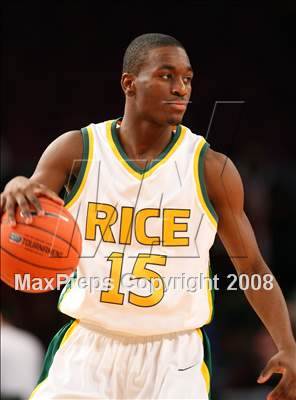 Thumbnail 1 in Rice vs. St. Benedict's Prep (Nike Super 6 @ the Garden) photogallery.
