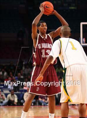 Thumbnail 3 in Rice vs. St. Benedict's Prep (Nike Super 6 @ the Garden) photogallery.