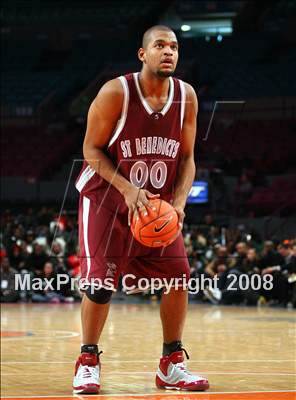 Thumbnail 3 in Rice vs. St. Benedict's Prep (Nike Super 6 @ the Garden) photogallery.