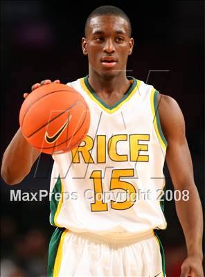 Thumbnail 3 in Rice vs. St. Benedict's Prep (Nike Super 6 @ the Garden) photogallery.