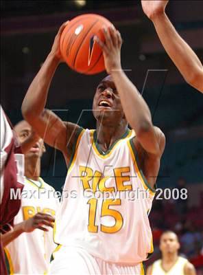 Thumbnail 1 in Rice vs. St. Benedict's Prep (Nike Super 6 @ the Garden) photogallery.