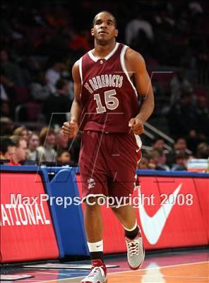 Thumbnail 1 in Rice vs. St. Benedict's Prep (Nike Super 6 @ the Garden) photogallery.