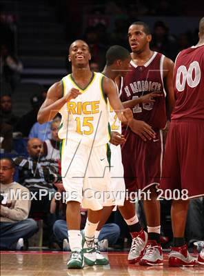 Thumbnail 1 in Rice vs. St. Benedict's Prep (Nike Super 6 @ the Garden) photogallery.