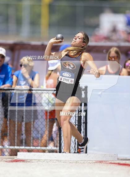 Thumbnail 2 in Class 5 Shot Put (MSHSAA State Championship) photogallery.