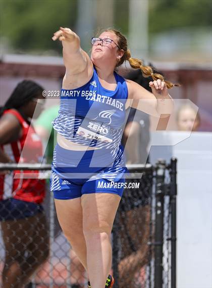Thumbnail 2 in Class 5 Shot Put (MSHSAA State Championship) photogallery.