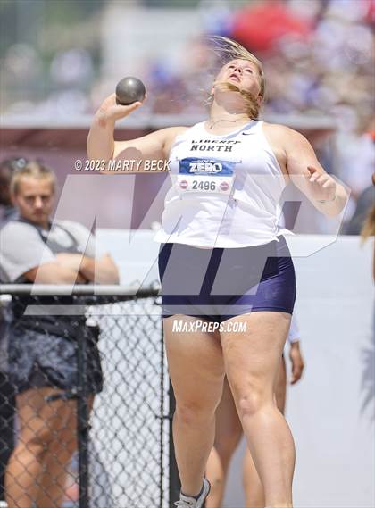Thumbnail 1 in Class 5 Shot Put (MSHSAA State Championship) photogallery.